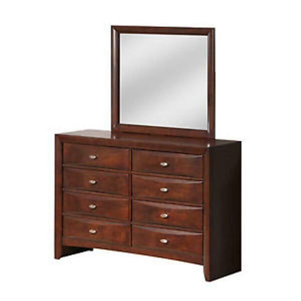 Global Furniture Usa Linda Merlot Dresser LINDA(FD0011B)-M-D (M)